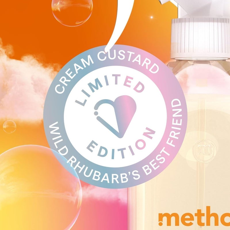 Method All-Purpose Cleaner Spray, Cuts Through Grease & Grime, Streak-Free Home Cleaning, Cream Custard Scent - 828 ml - Image 3